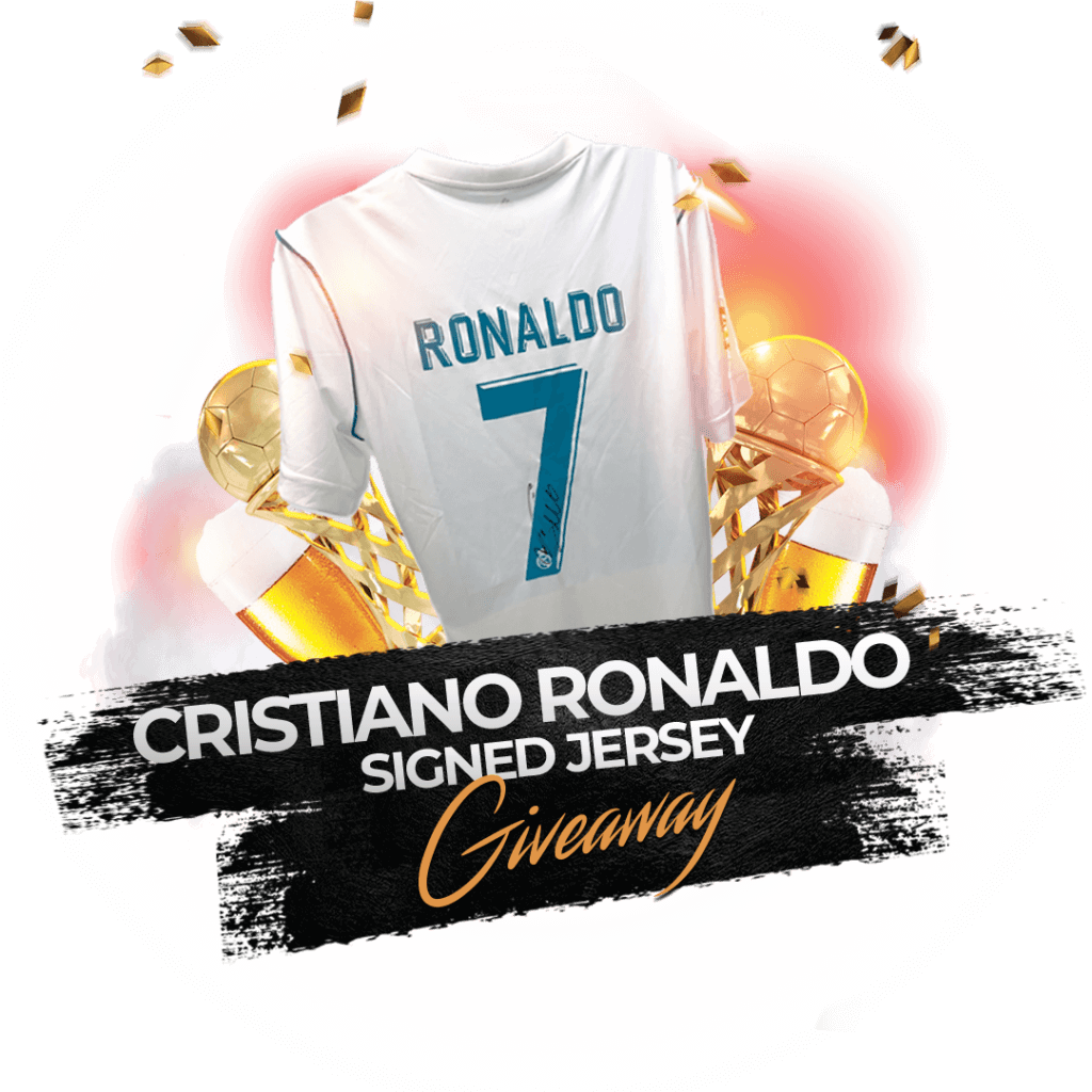 Win a signed Cristiano Ronaldo Jersey