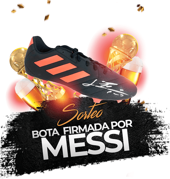 Bota firmada por Messi